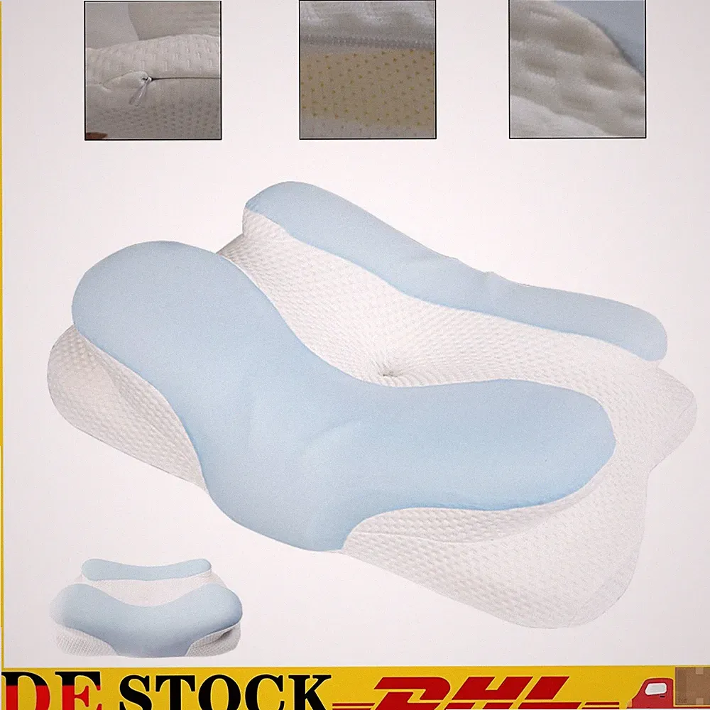 Kopfkissen Nackenkissen Memory Foam Kissen Orthopädisches 60,8×38,2×15CM