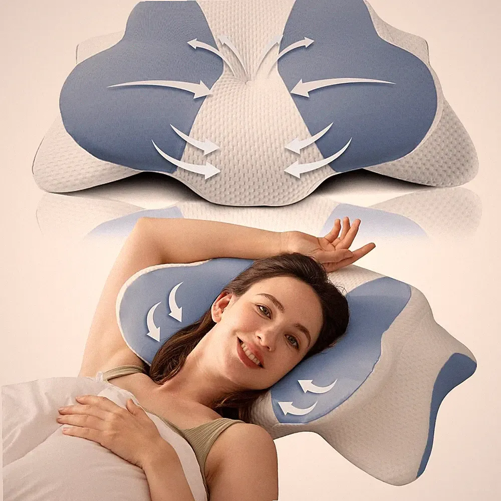 Kopfkissen Nackenkissen Orthopädisches Kissen Memory Foam Kissen Schlafkissen DE