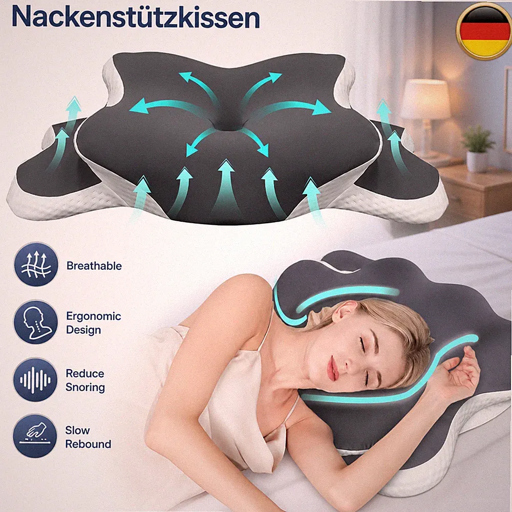 Kopfkissen Nackenschmerzen aus Memory Foam DHL Orthopädisches Schnarch Anti DE