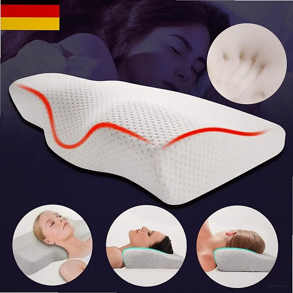 Kopfkissen Nackenstützkissen Orthopädisches Nackenkissen Gel Foam Kissen 30X50cm