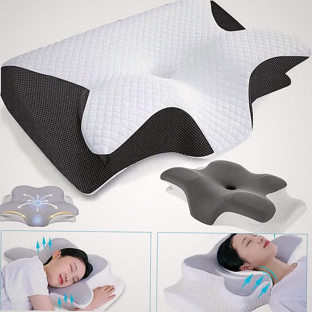Kopfkissen Nackenstützkissen Orthopädisches Schlafkissen Memory Foam Kissen