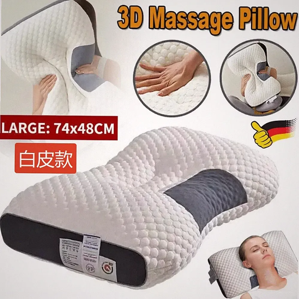Kopfkissen Orthopädisches Kissen, Ergonomisches Nackenkissen Kopfkissen,Kissen~!