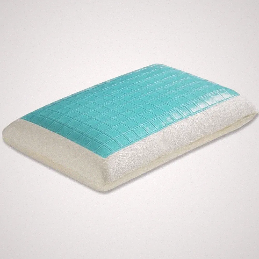 Kopfkissen Orthopädisches Nackenstützkissen Schlafkissen Visco Gel 60x40x15