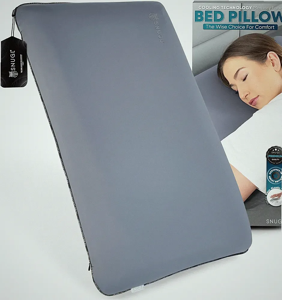 Kühlendes Memory Foam Kissen – Orthopädisches Seitenschläferkissen für Nacken...