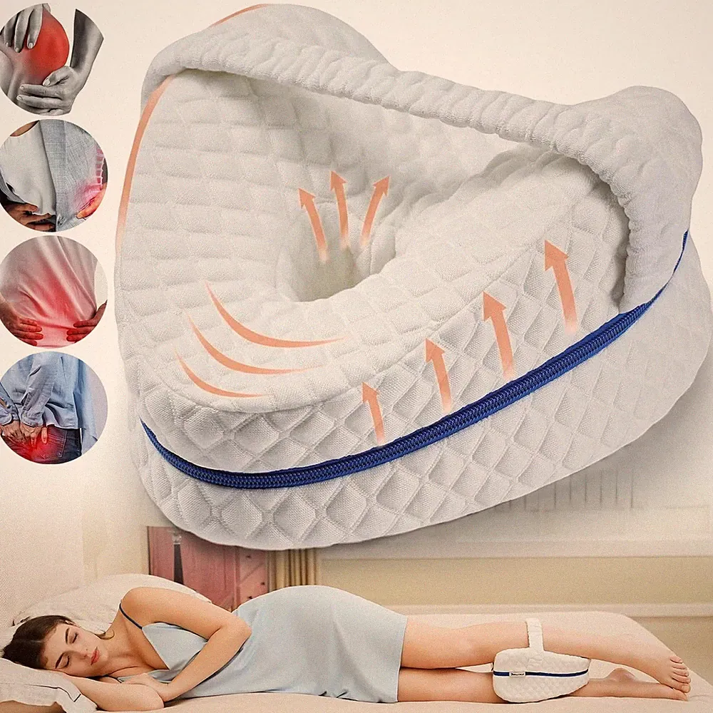 Lagerungskissen Memory Foam Beinkissen Orthopädisches Ergonomisch Orthopädisch