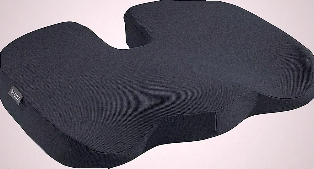 Leitz Sitzkissen Ergo Cosy Orthopädisch Grau Stoffbezug IGR Büro 52840089