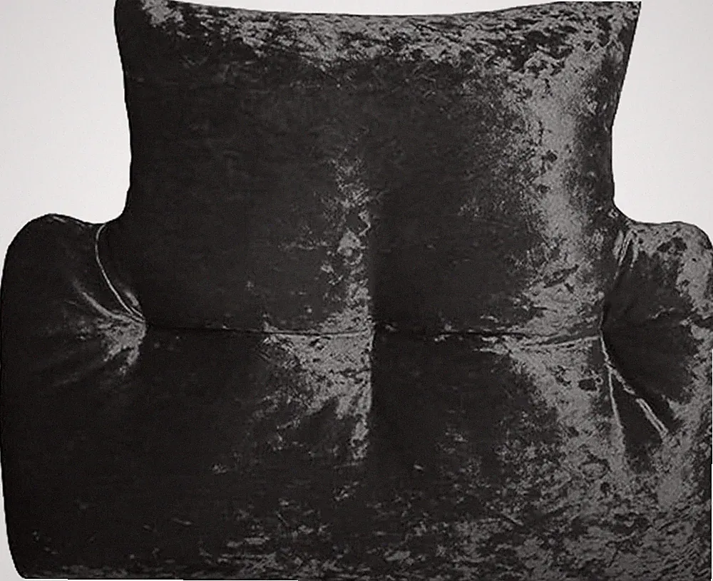 Lendenkissen Crushed Velvet Hohlfaserfüllung Rückenstütze Orphopädische Kissen