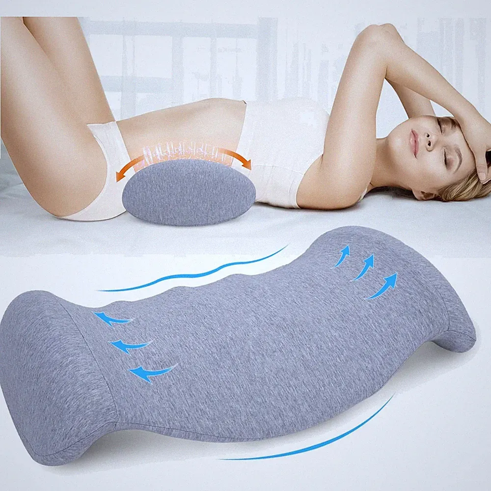 Lendenkissen Orthopädisches Lendenwirbelkissen aus Memory Foam, Ergonomisches...
