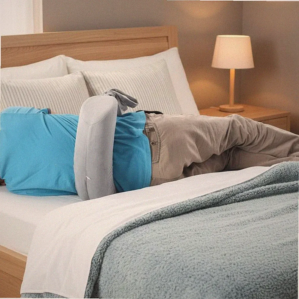 Lendenrolle orthopädisch Lendenstützrolle ergonomisch für Nacht, Schwangere
