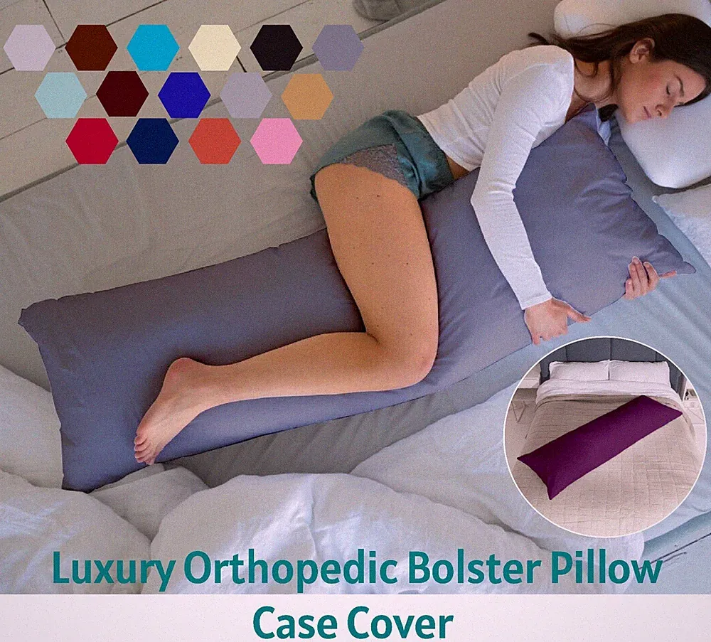 Luxus Orthopädische Nackenrolle Kissenhülle Bezug Stillen Schwangerschaft Lange Kissenbezüge
