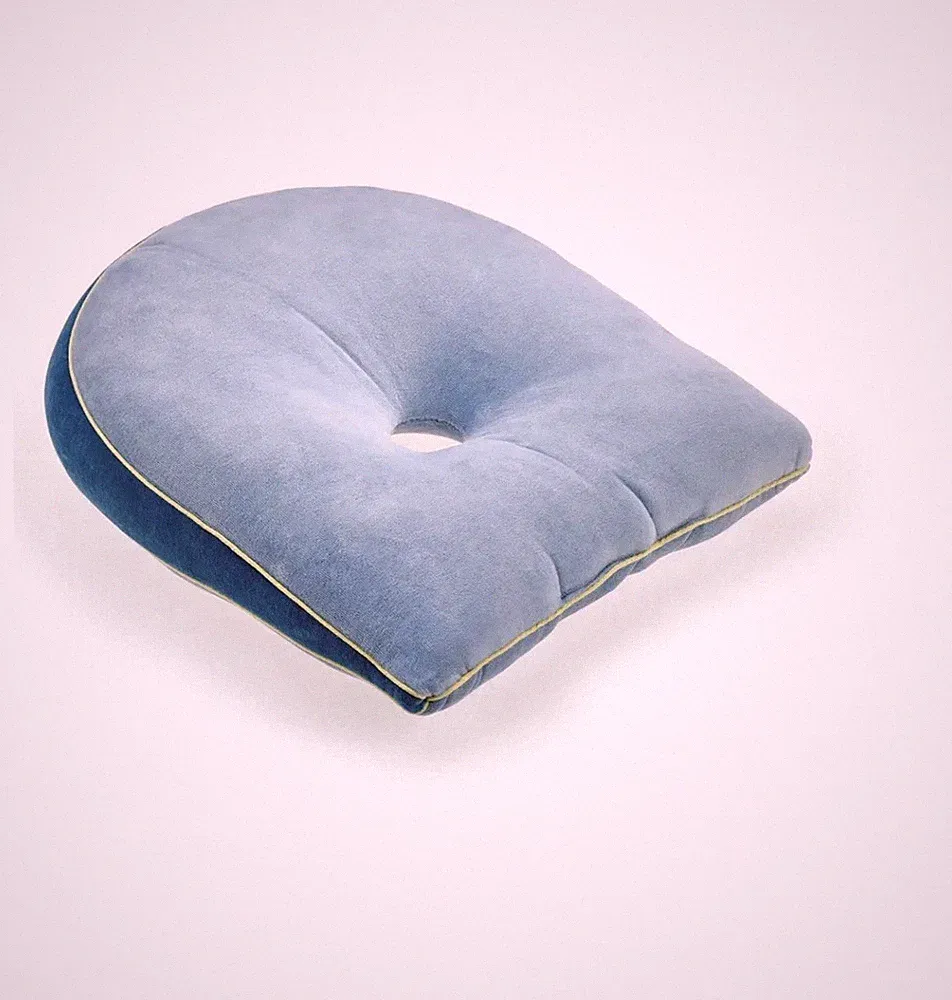 Maximex viskoelastisches Keilkissen in Blau, 40x36x13 cm
