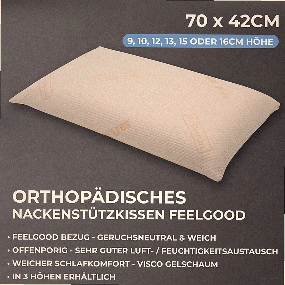 MaxxGoods Orthopädisches Nackenstützkissen FeelGood