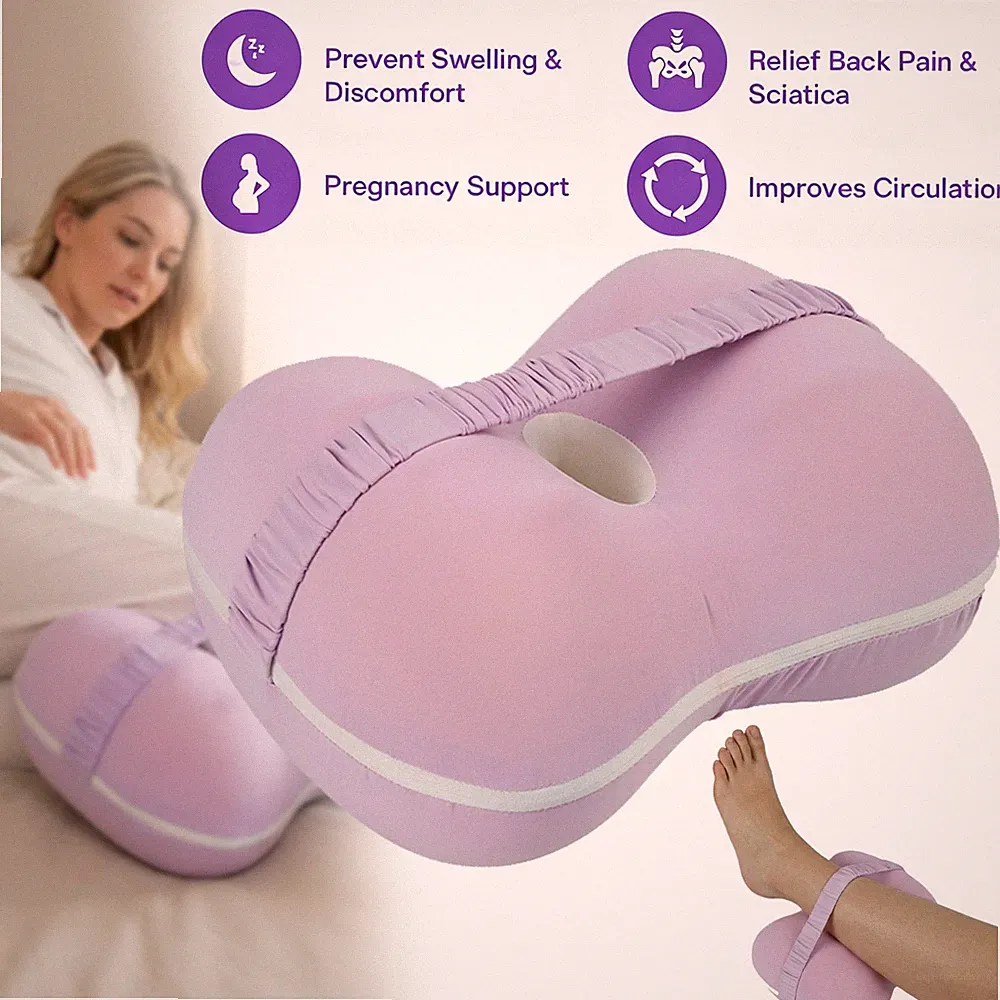 Memory-Foam Bein-Kissen Ergonomisches Seitenschläferkissen Orthopädisch Kissen