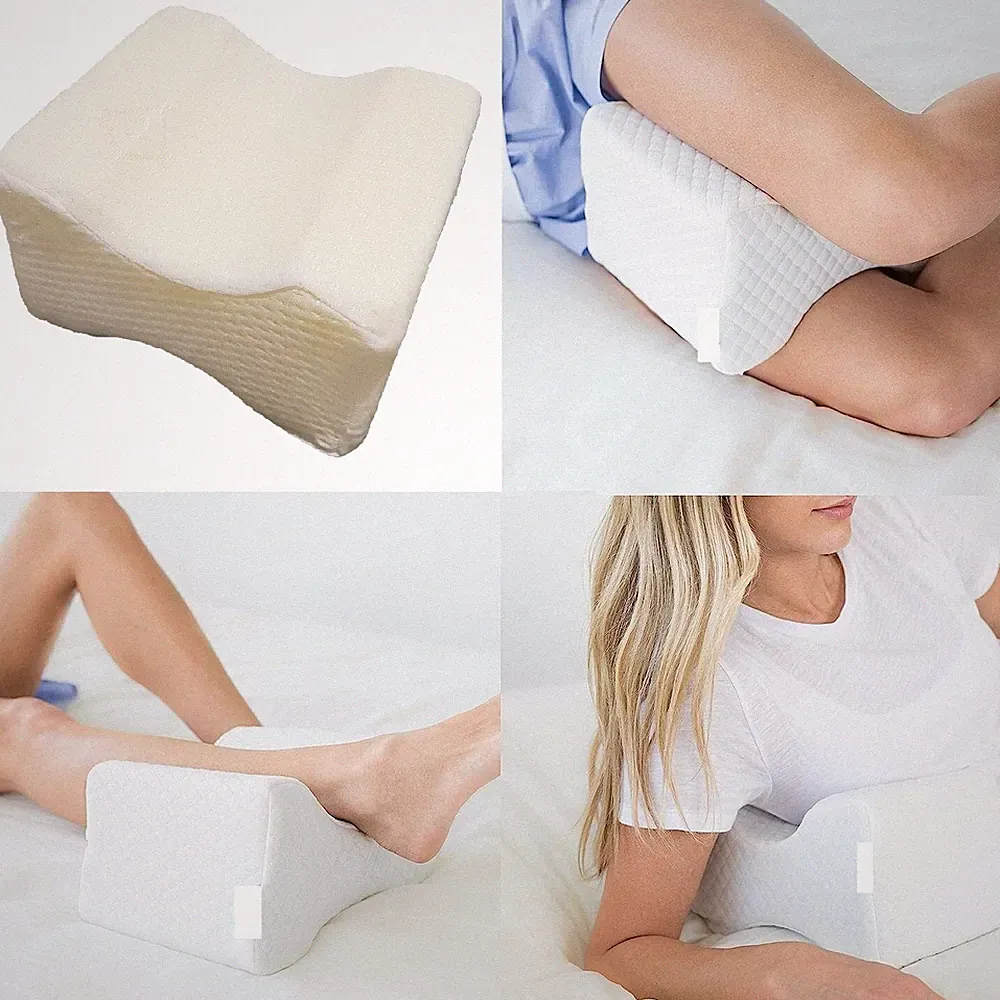 Memory Foam Beinkissen fester Rücken Hüfte Knie Gelenk Schmerzen Stützkissen COOL TOUCH