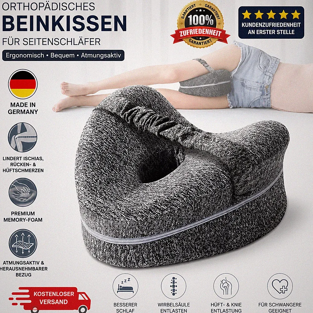 Memory Foam Beinkissen Orthopädisch Seitenschläfer Schwangerschaft Kniekissen