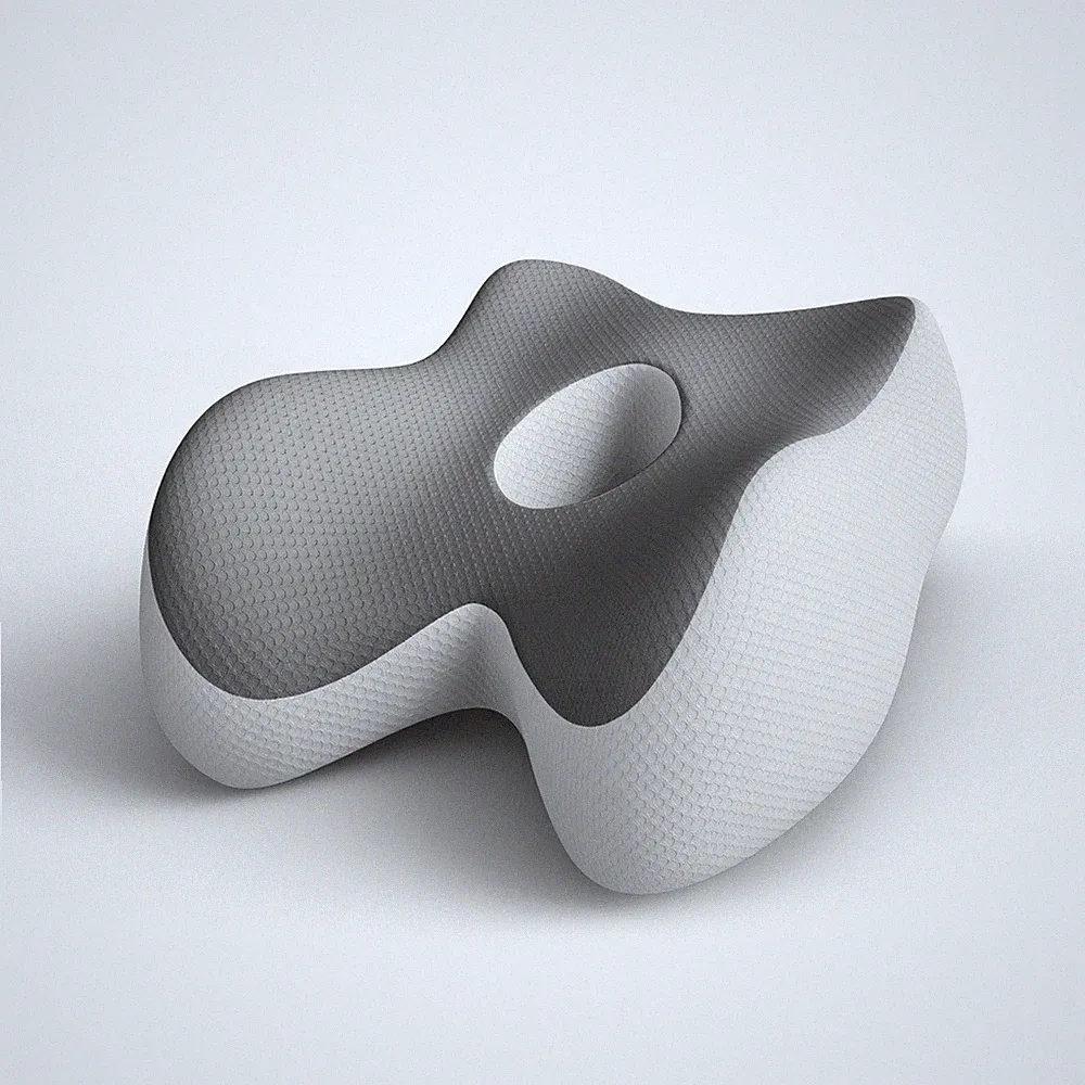 Memory Foam Beinkissen Orthopädisches Bein- und Kniekissen Keilform für Bett