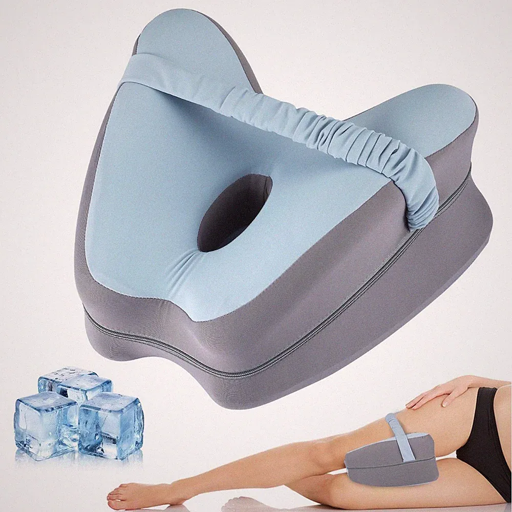 Memory Foam Beinkissen Orthopädisches Kniekissen -Unterstützung für Hüfte Knie