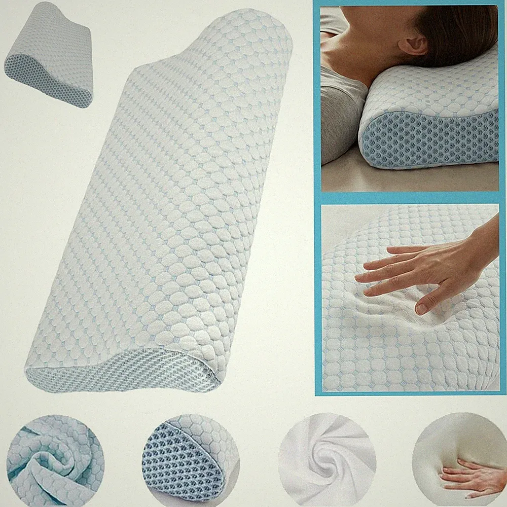 Memory Foam Bettkissen Nackenstütze Orthopädisches Kissen Seitenschläferkissen