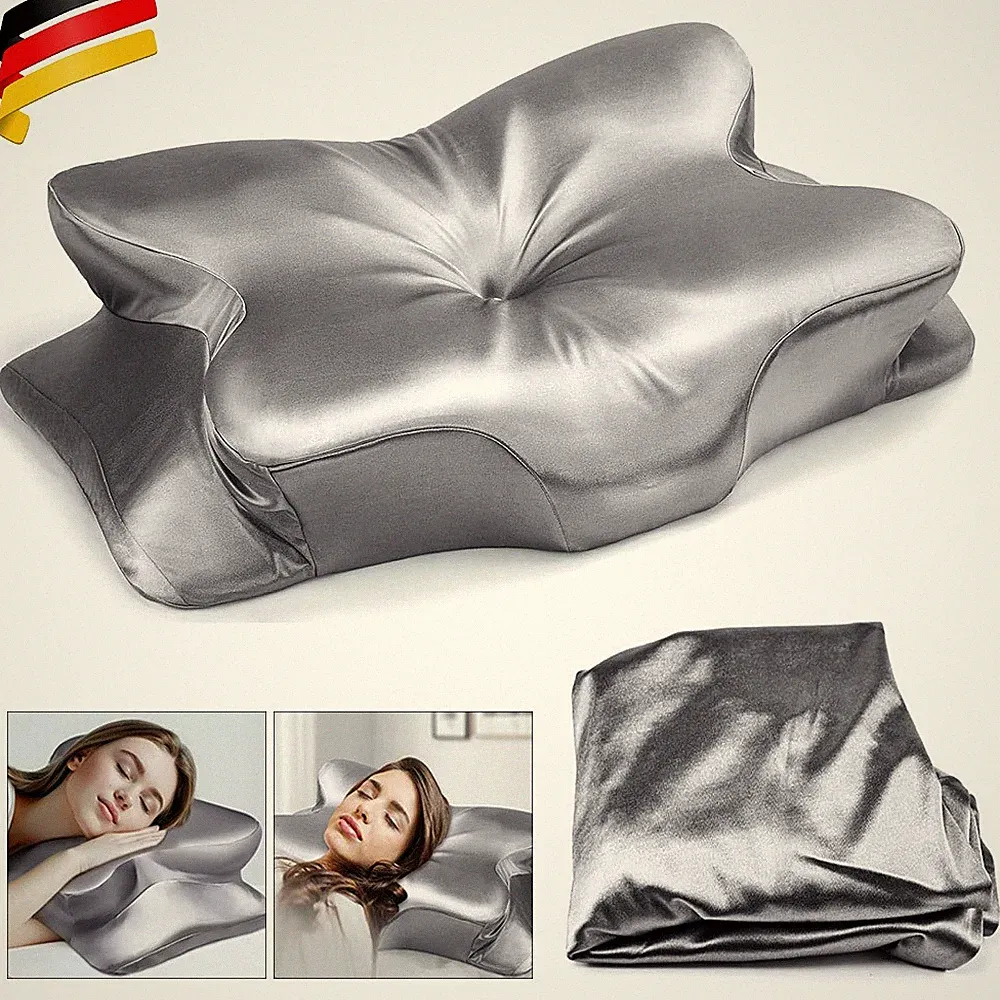 Memory Foam Ergonomisches Kopfkissen für Seiten, Rücken & Bauchschläfer NEU