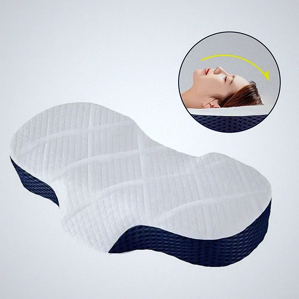 Memory Foam Ergonomisches Kopfkissen Seiten, Rücken & Bauchschläfer Körperkissen
