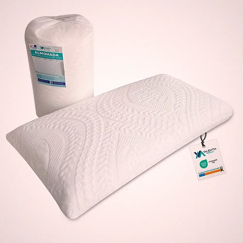 Memory Foam Kissen 70x35cm Waschbarer Kopfkissen Nackenschmerzen Orthopädisch...