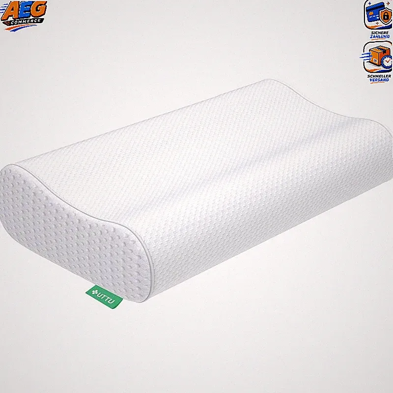 Memory Foam Kissen Ergonomisch Verstellbar 60x35x13/11cm Nackenschmerzen
