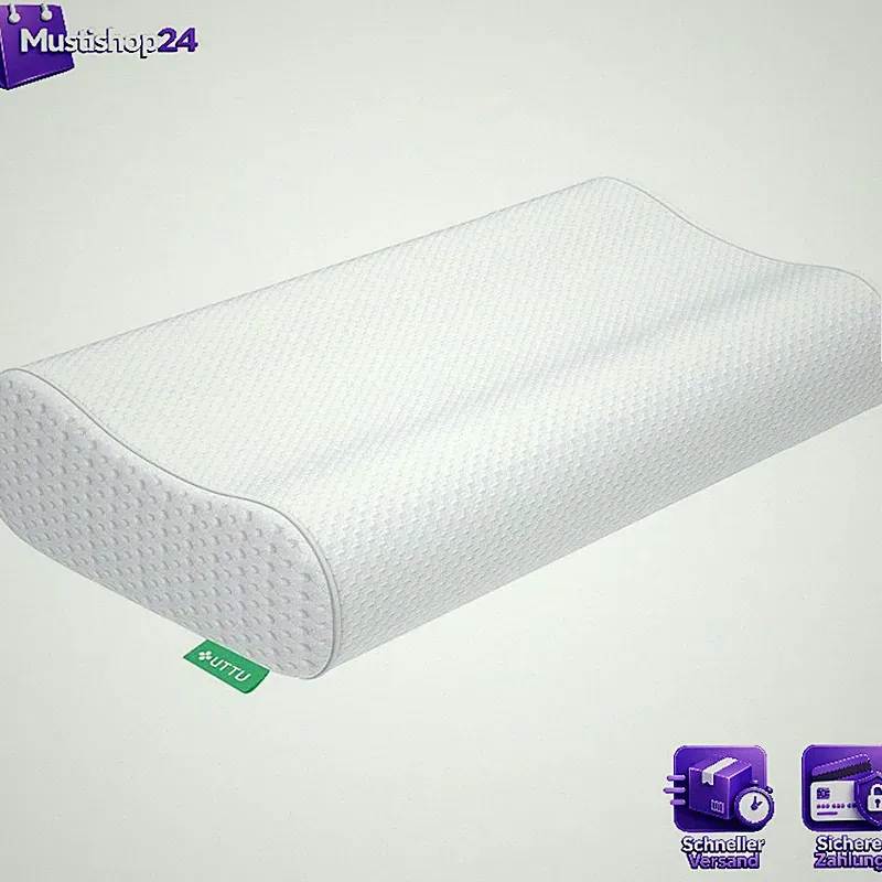 Memory Foam Kissen Ergonomisch Verstellbar Nackenstütze 60x35cm Geschenk