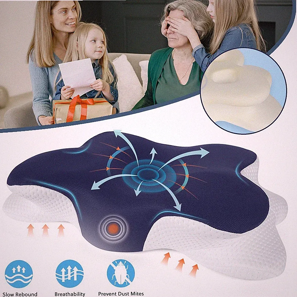 Memory Foam Kissen Ergonomisches Kopfkissen Orthopädisches Kissen Anti Schnarch