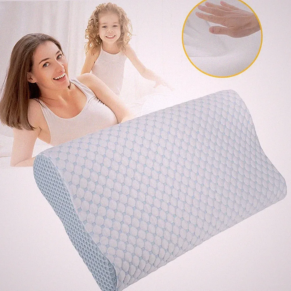 Memory Foam Kissen Kopfkissen Nackenstützkissen Kühlendem Seitenschläferkissen