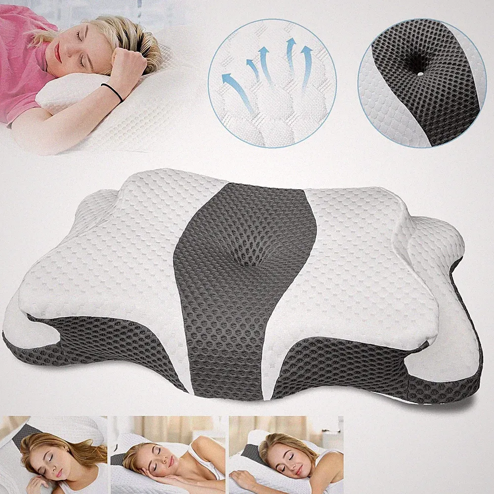 Memory Foam Kissen Kopfkissen Orthopädisches Schlafkisse Kopfstützkissen Komfort