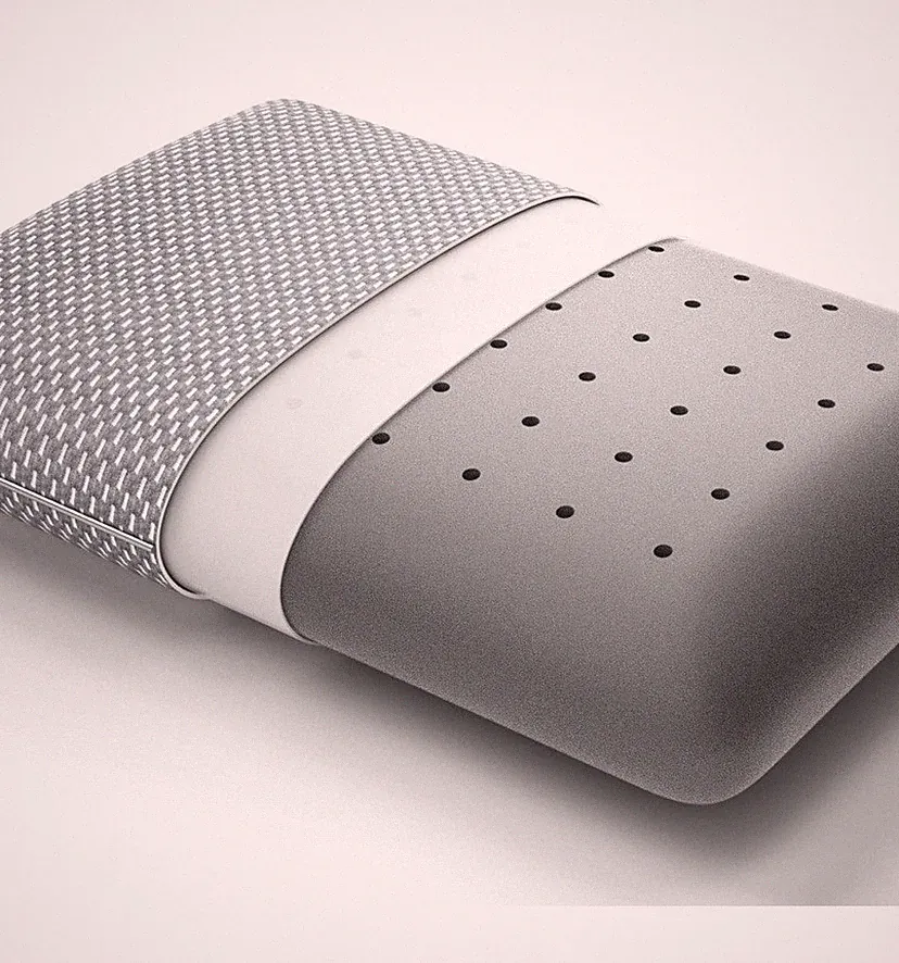 Memory Foam Kissen, Kühlbettkissen zur Schmerzlinderung, ergonomisch orthopädisch Cer