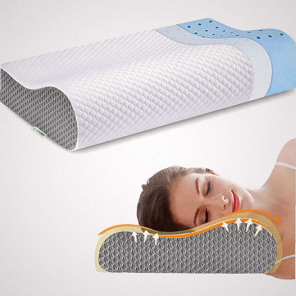 Memory Foam Kissen Nacken Orthopädisch Bettkissen Schlafkissen