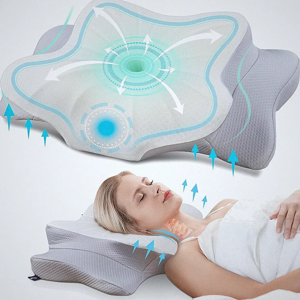 Memory Foam Kissen Nackenkissen Seitenschläfer Kopfkissen Orthopädisch