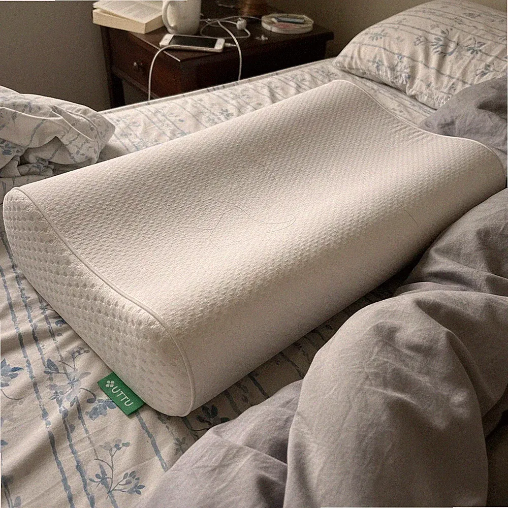 Memory Foam Kissen Nackenschmerzen verstellbar Schlafkissen 60x35cm