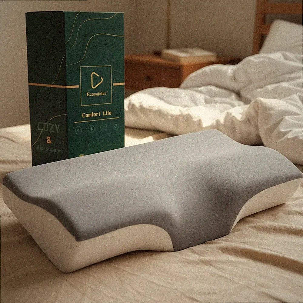 Memory Foam Kissen Nackenstützkissen orthopädisch Bambus Bezug