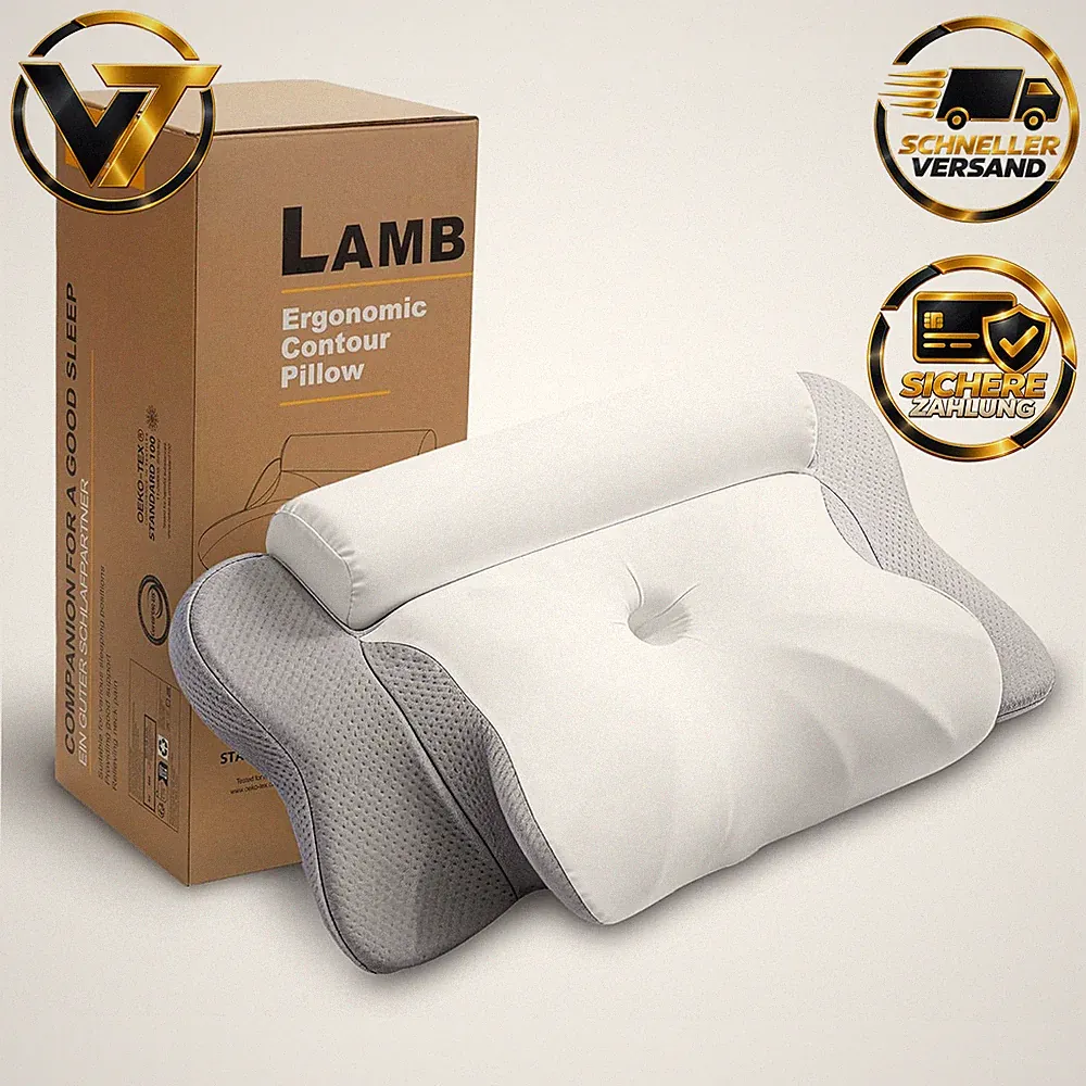 Memory Foam Kissen Orthopädisch Ergonomisch Seitenschläferkissen 60x40 cm