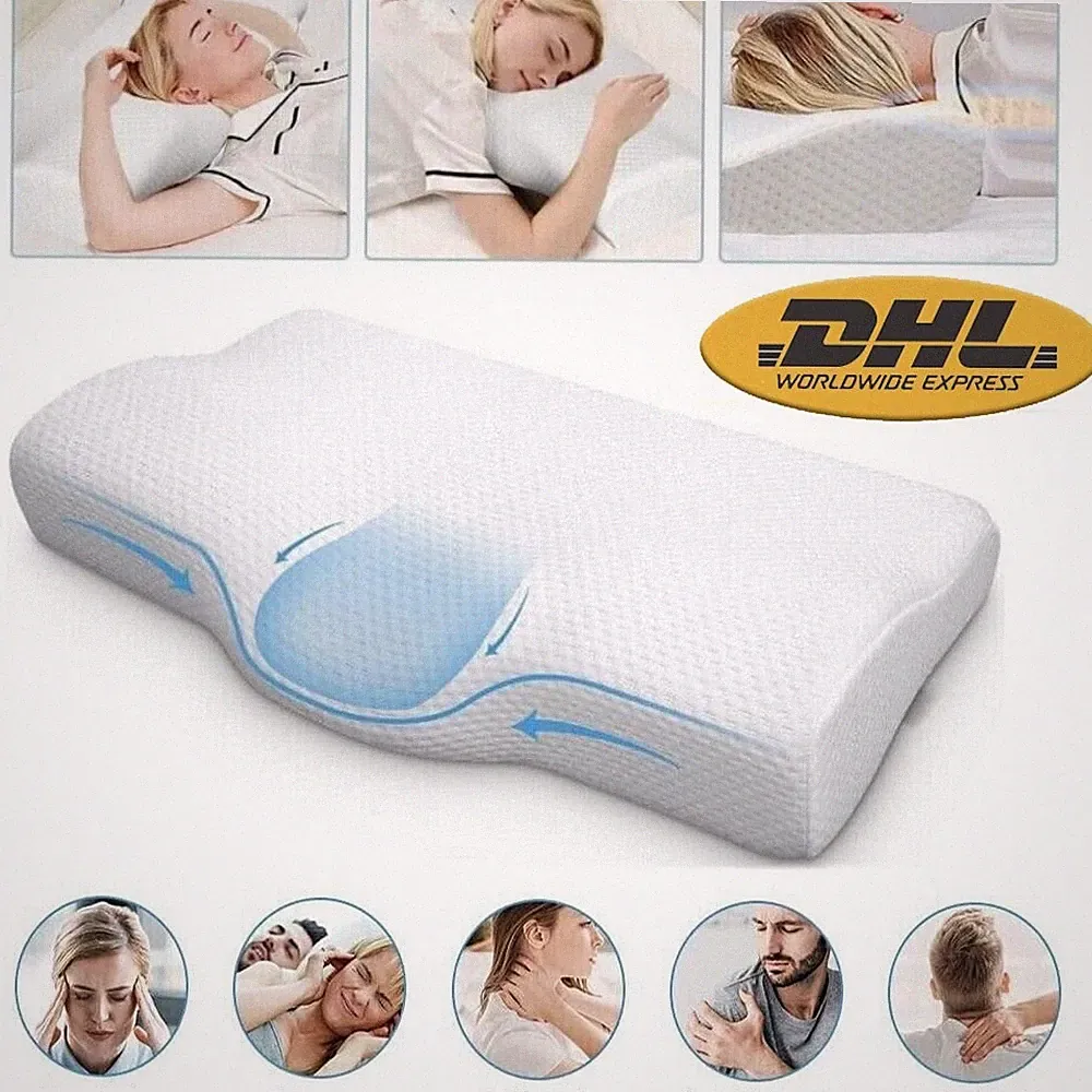 Memory Foam Kissen Orthopädische Kopfkissen für Seiten, Rücken und Bauchschläfer