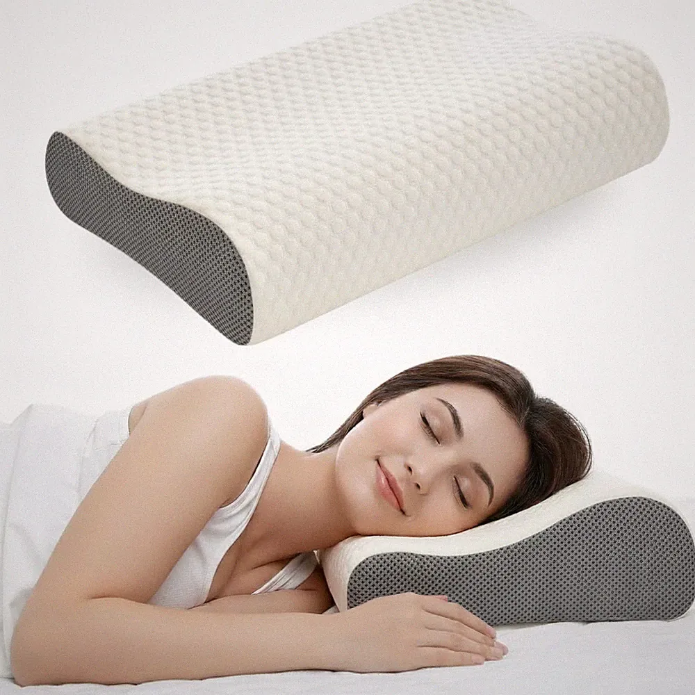 Memory Foam Kissen zur orthopädischen Unterstützung ✔️ Entlastung für ALLE SCHLAFPOSITIONEN
