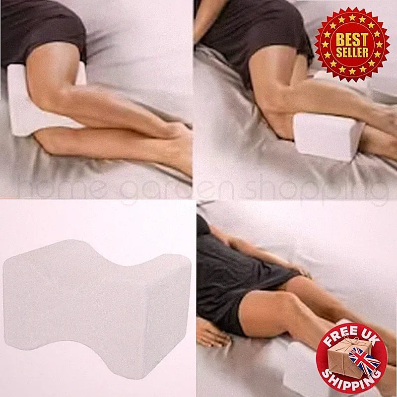 Memory Foam Kniestützkissen Gel Seitenschläferkissen Orthopädisch Schlafen UK