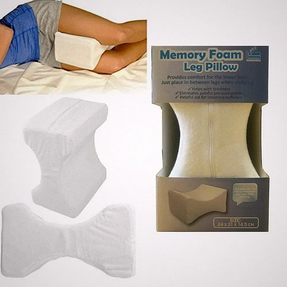 Memory Foam Kniestützkissen orthopädisch fest für Bein Unterer Rücken Hüften