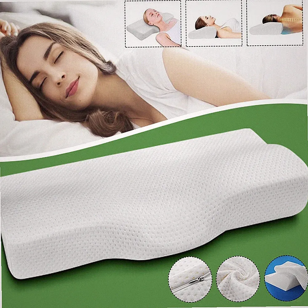 Memory Foam Kopfkissen für Seiten, Rücken und Bauchschläfer Nackenstützkissen