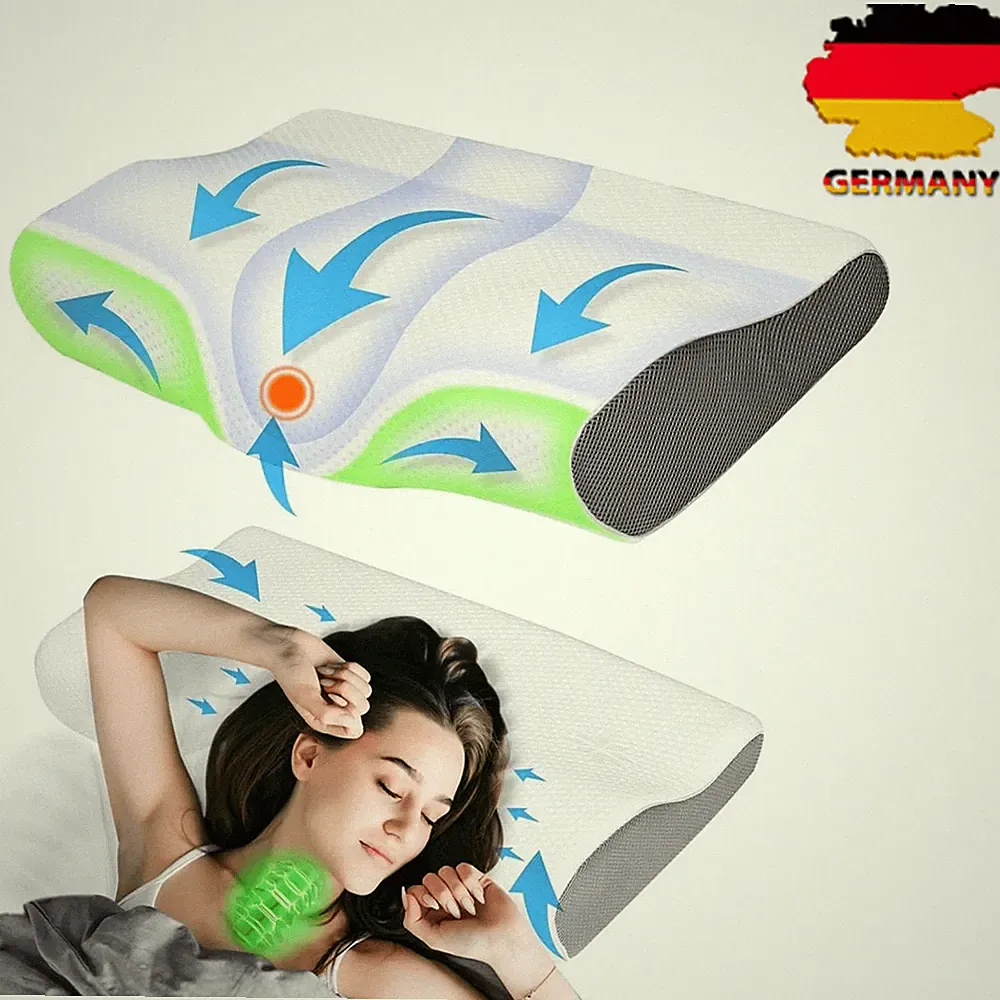 Memory Foam Kopfkissen Kissen Nackenkissen Orthopädisches Kissen Schlafkissen