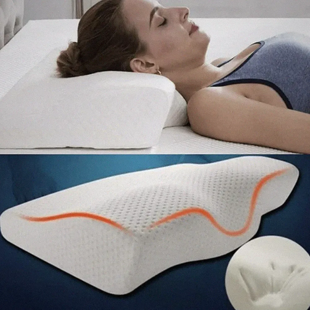 Memory Foam Kopfkissen Nackenkissen für Seiten, Rücken und Bauchschläfer NEU