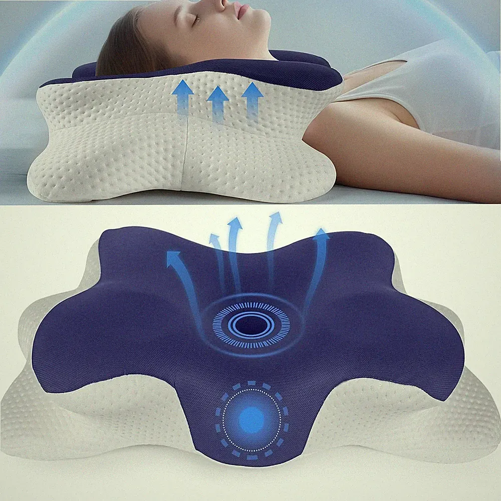 Memory Foam Kopfkissen Nackenkissen Orthopädisches Kissen Schmetterlingskissen