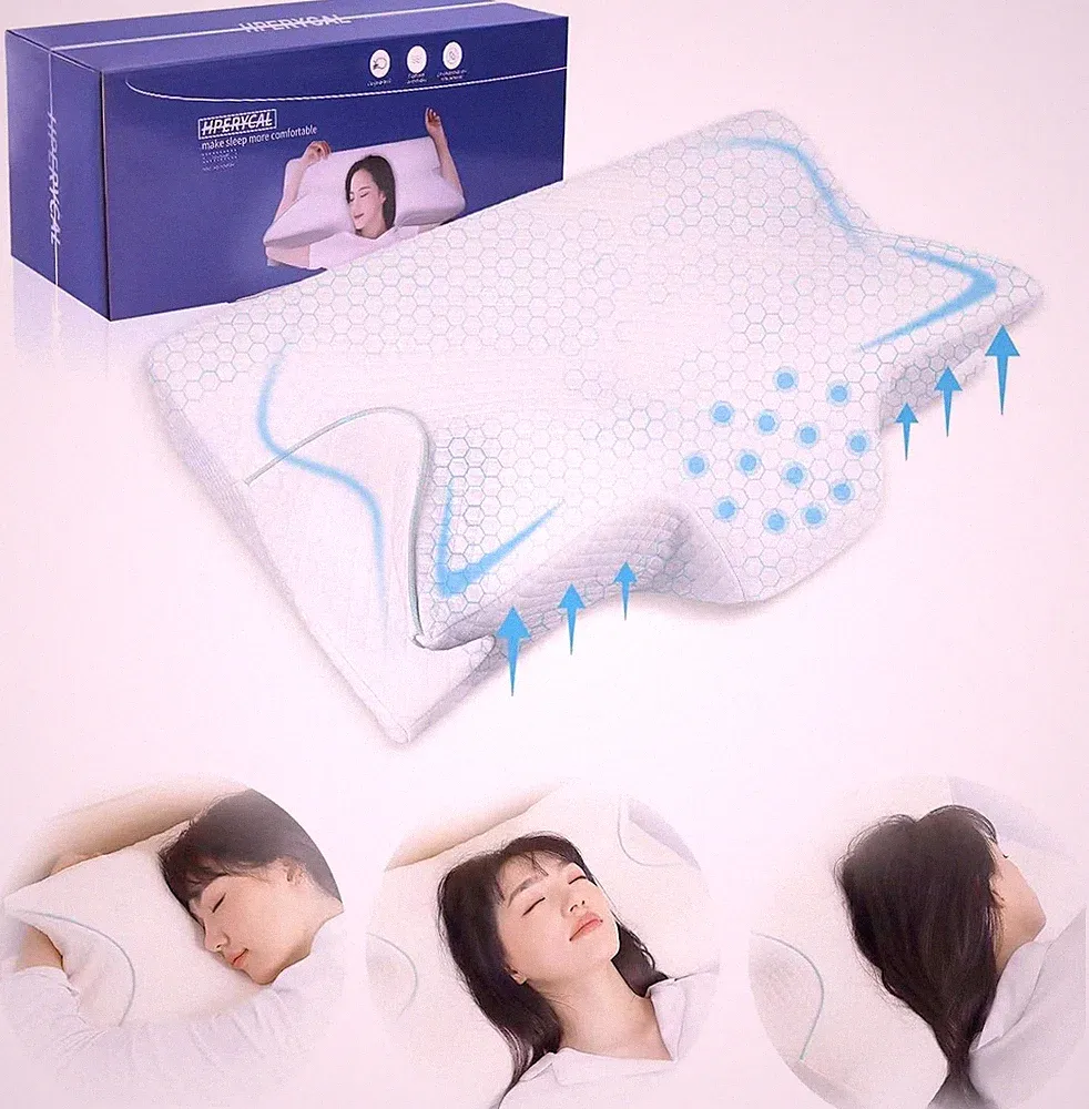 MEMORY FOAM KOPFKISSEN NACKENKISSEN SEITENSCHLÄFERKISSEN ANTISCHNARCH KISSEN DE