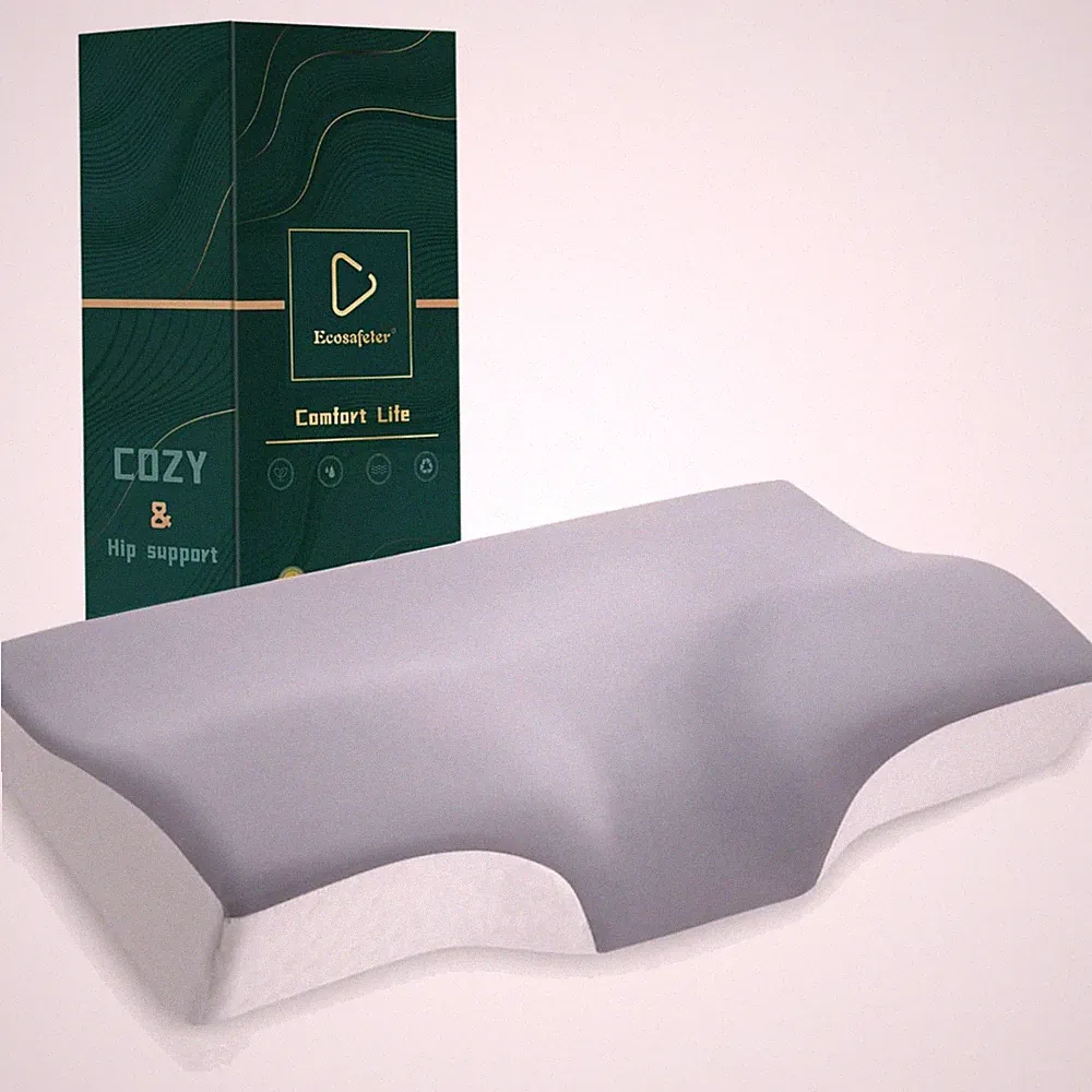 Memory Foam Kopfkissen Nackenstützkissen orthopädisch Bambus Bezug