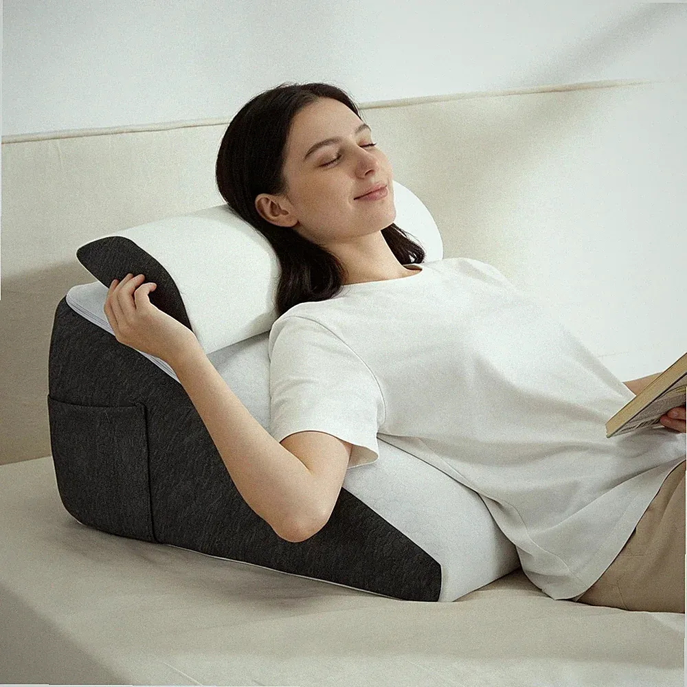 Memory Foam Kopfkissen Orthopädisch Nackenstützkissen Nackenkissen Reflux Schlaf