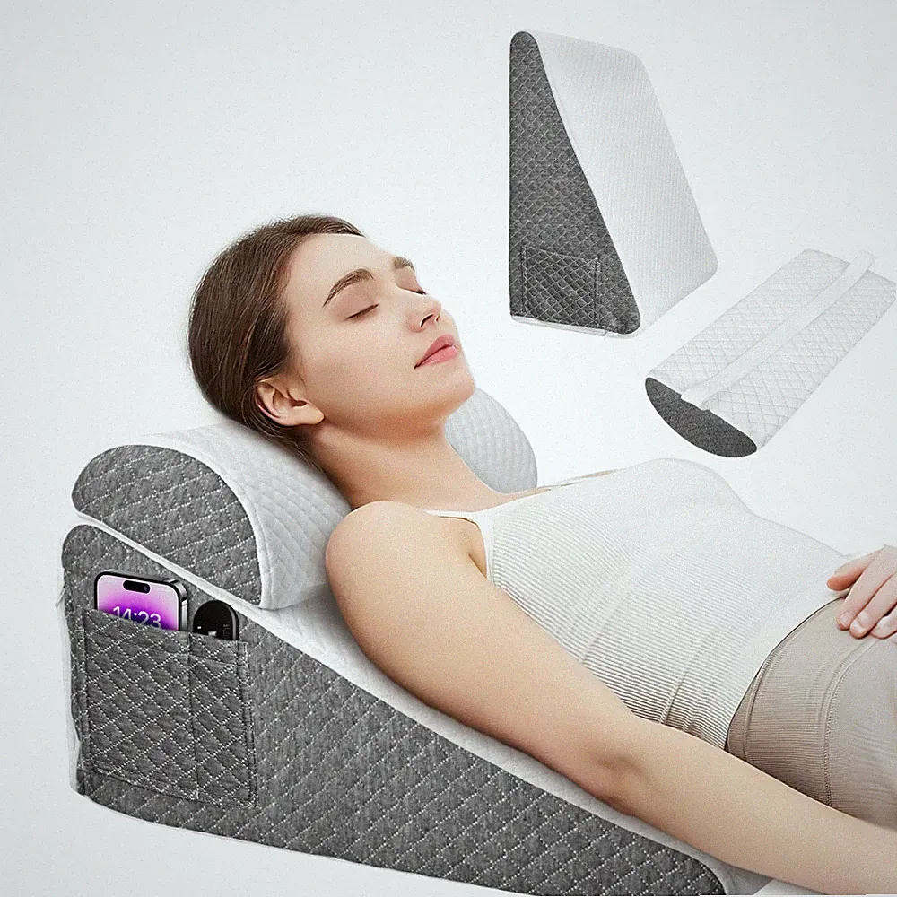 Memory Foam Kopfkissen Orthopädisch Nackenstützkissen Nackenkissen Reflux Schlaf