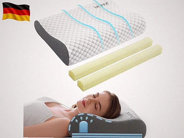 Memory Foam Kopfkissen Orthopaedische Kissen nackenstützkissen - für Magen, S