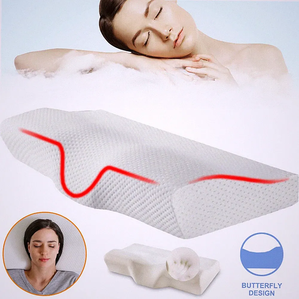 Memory Foam Kopfkissen Orthopädisches Nackenstützkissen Cervical Neck Schulter